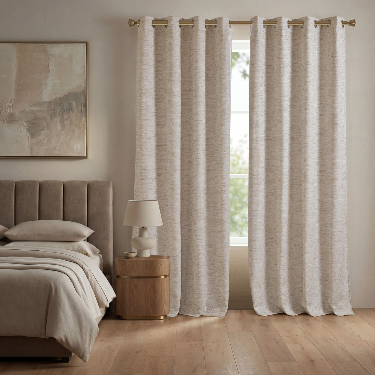 Luna - Total Blackout Window Panel - Neutral