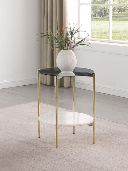 Jonelle - Round Glass Top Table