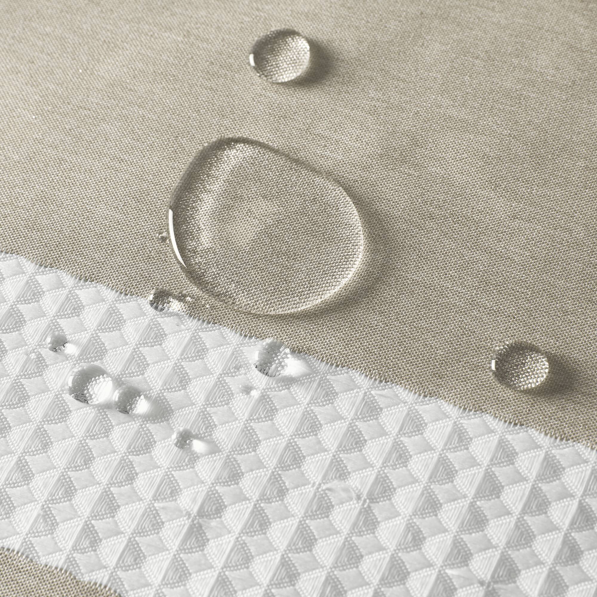Spa Waffle - 36" x 72'' Shower Curtain With 3M Treatment - Taupe