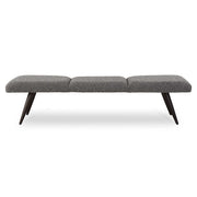 Bowtie - Charcoal Fabric Bench