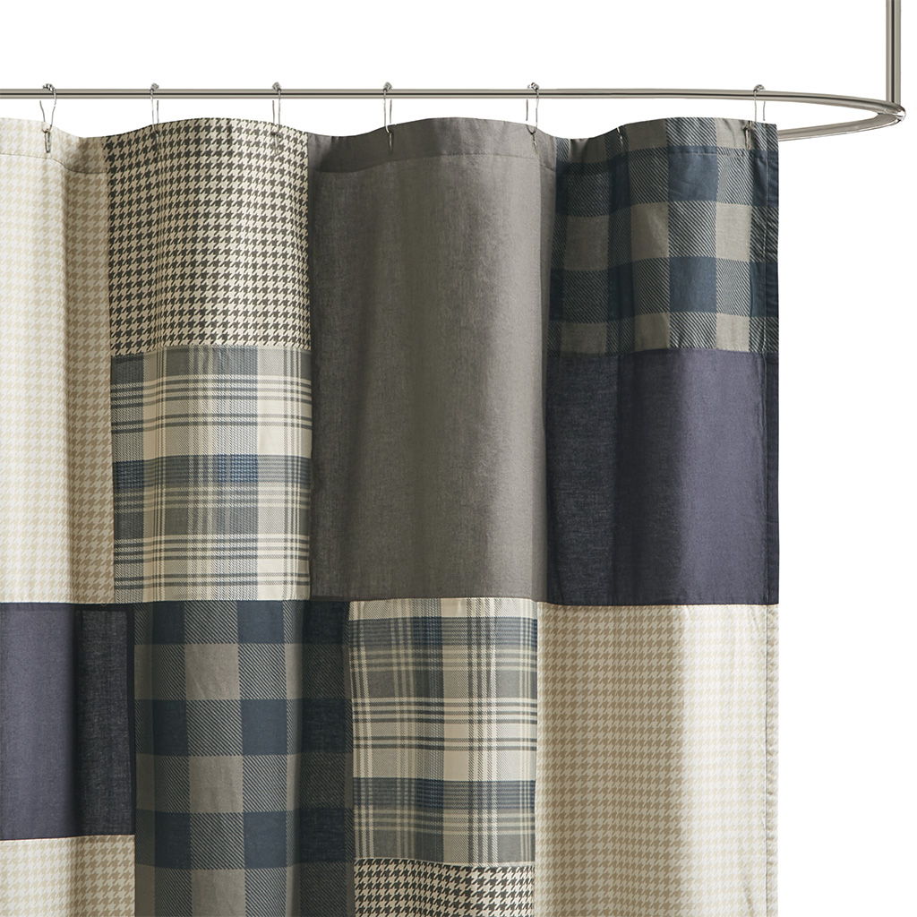 Winter Hills - Shower Curtain - Tan