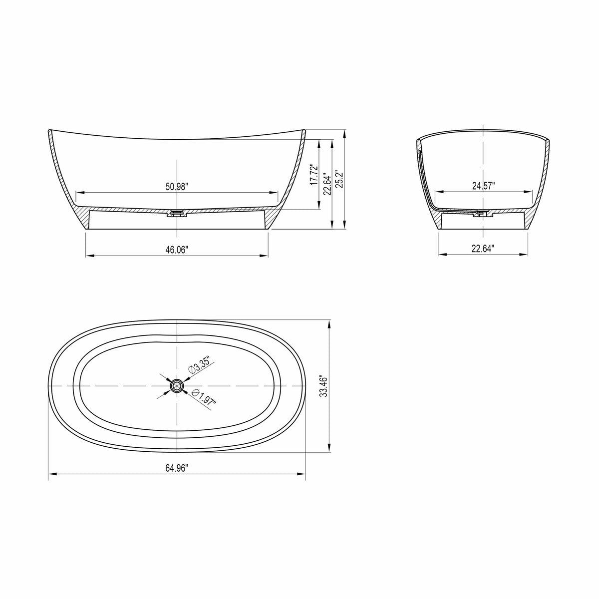 Freestanding Bathtub