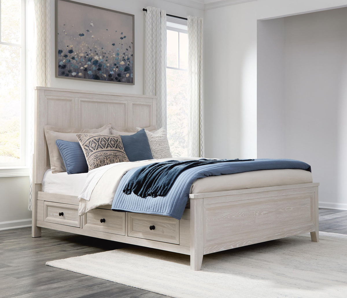 Darbonton - Panel Storage Bed