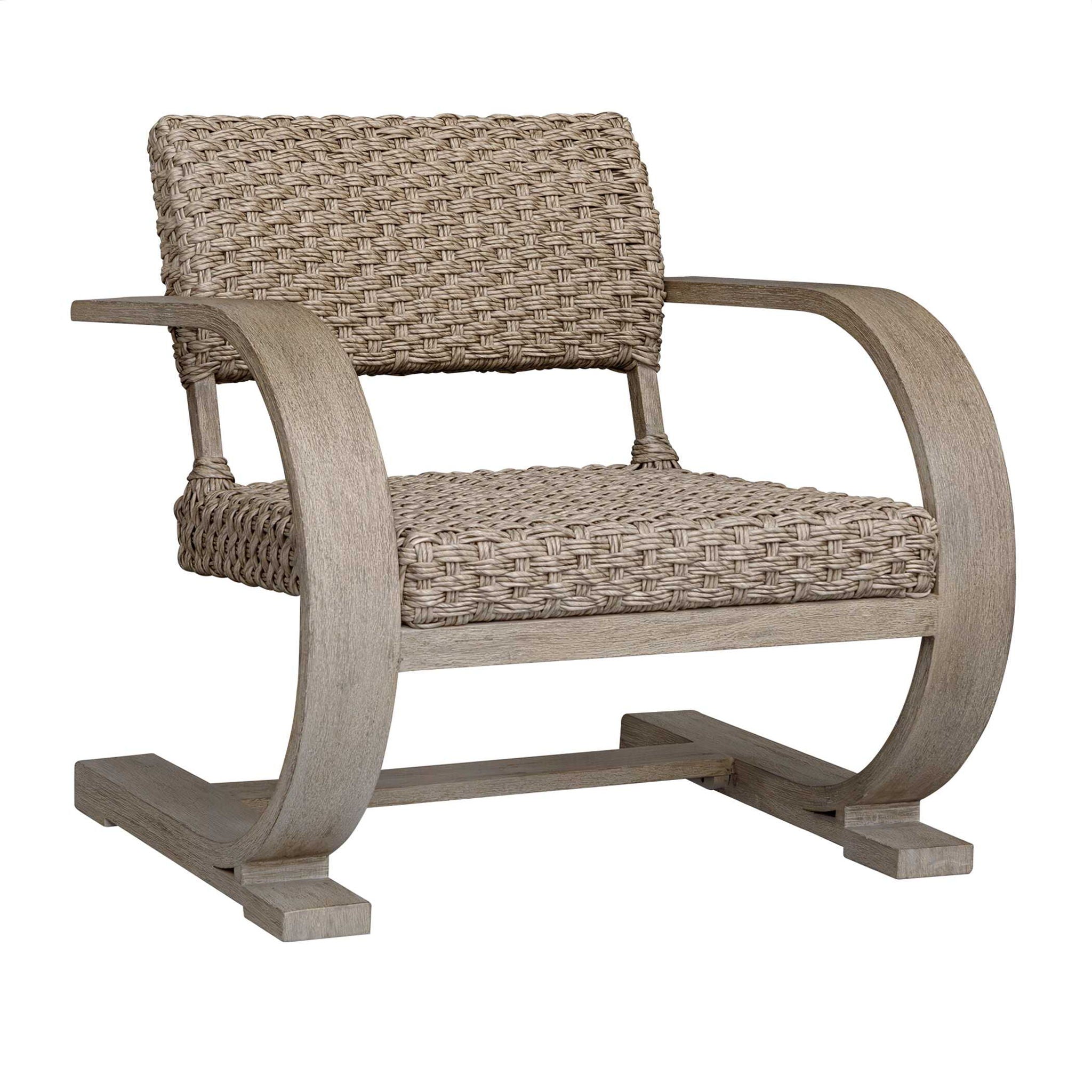 Rehema - Outdoor Wicker Lounge Chair - Gray