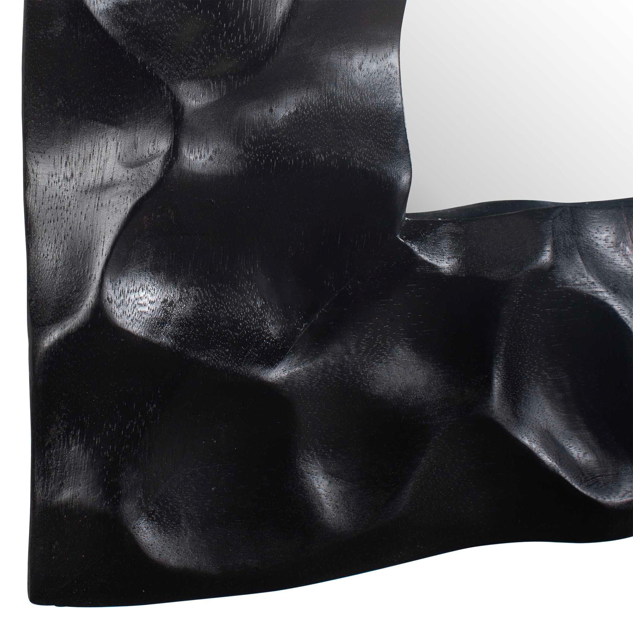 Malosi - Carved Mirror - Black
