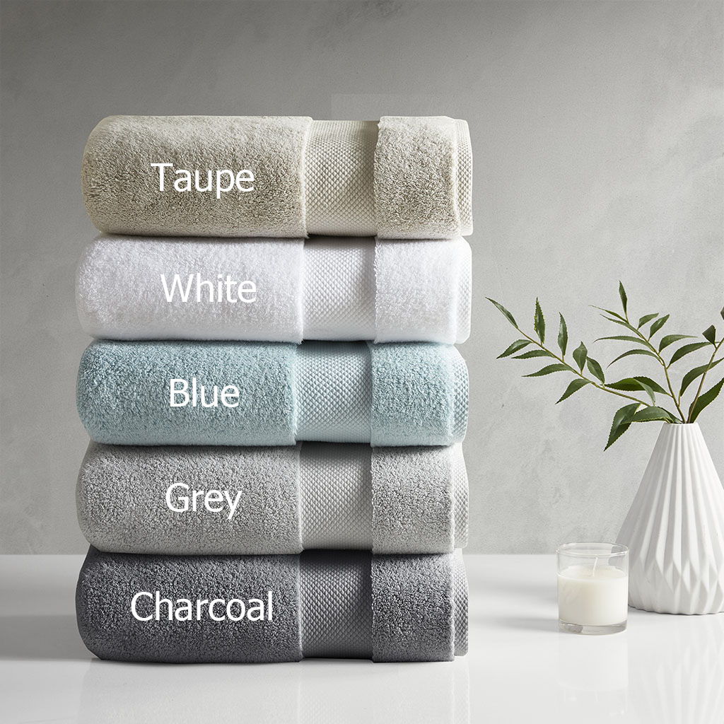 Splendor - 6 Piece Towel Set - White