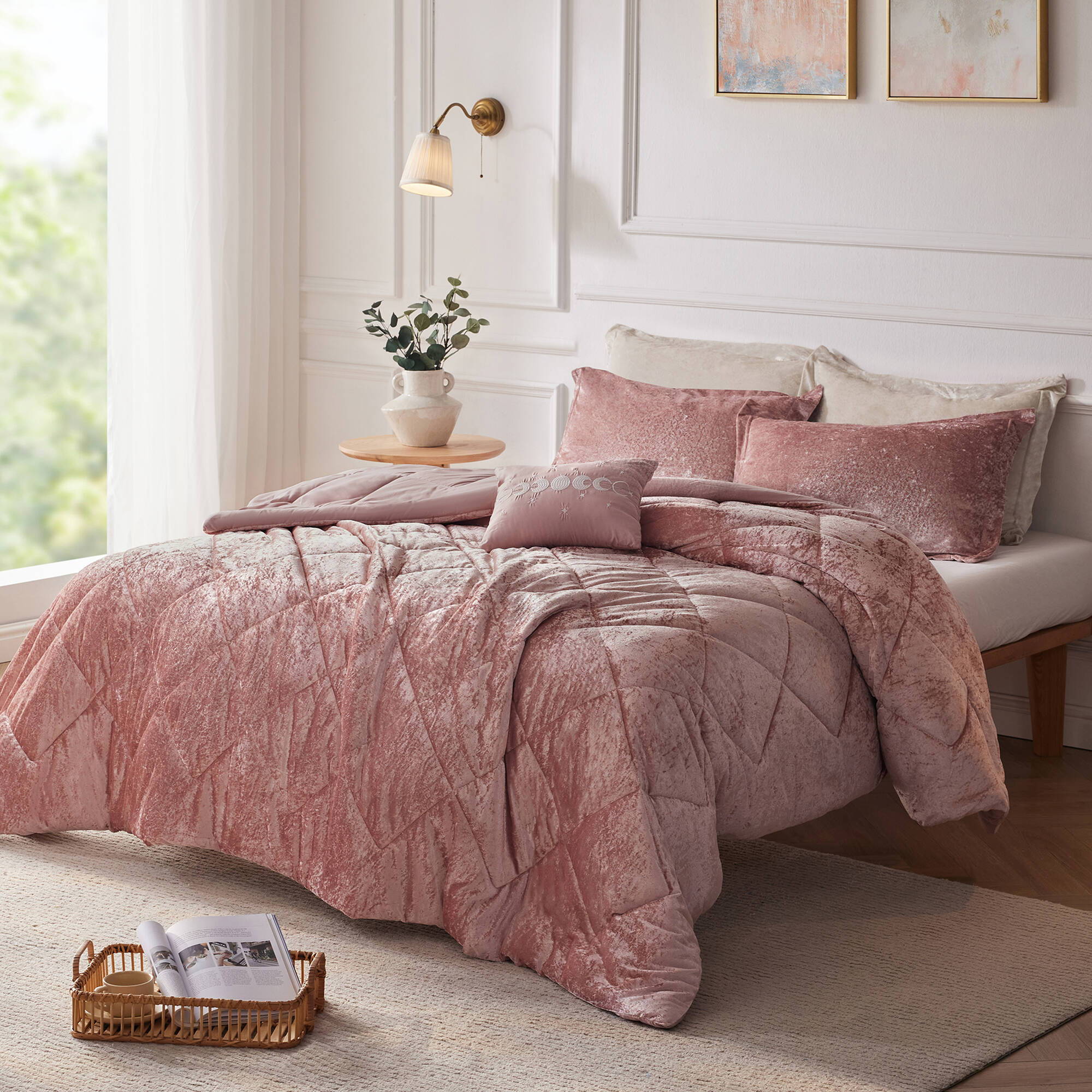 Felicia - Duvet Cover Set - Blush