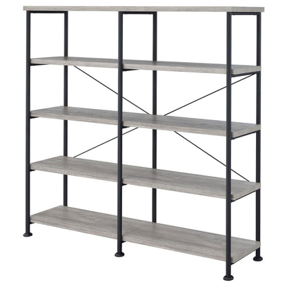 Double Wide Bookcase Shelves - Gray