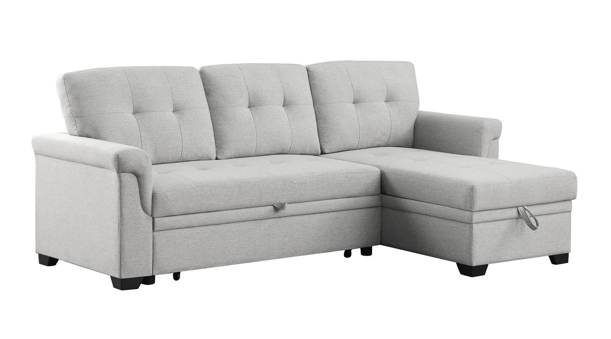 Hunter - Reversible Sleeper Sectional Sofa With Storage Chaise