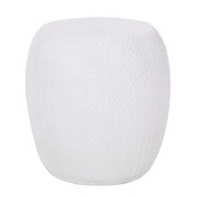 Outdoor Lightweight, Concrete Side Table - Antique White