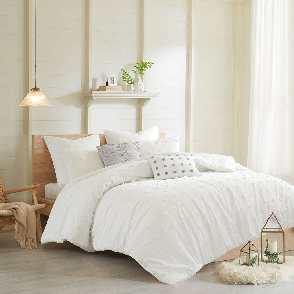 Brooklyn - King Duvet Cover Set - Ivory