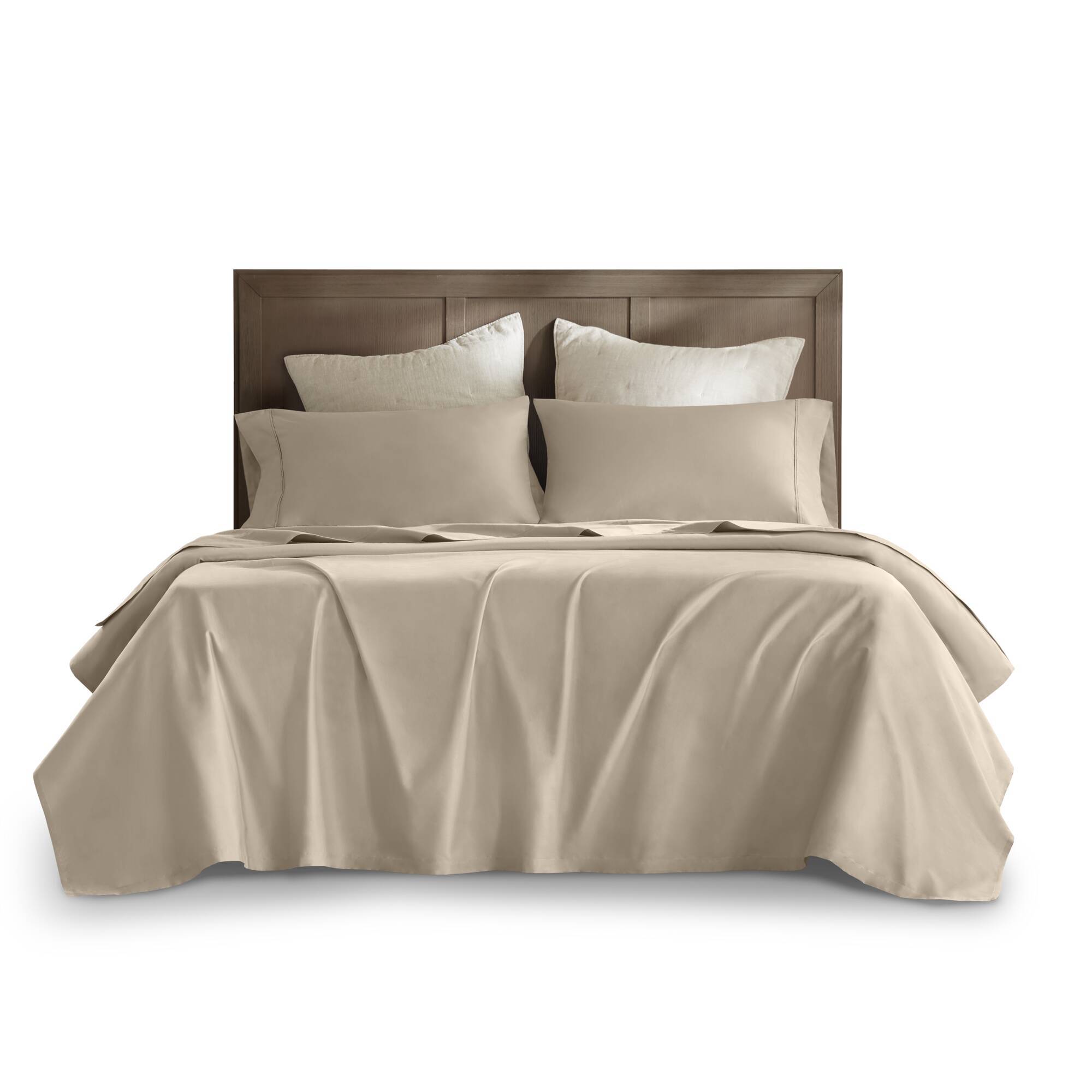 California King Sateen Sheet Set - Linen