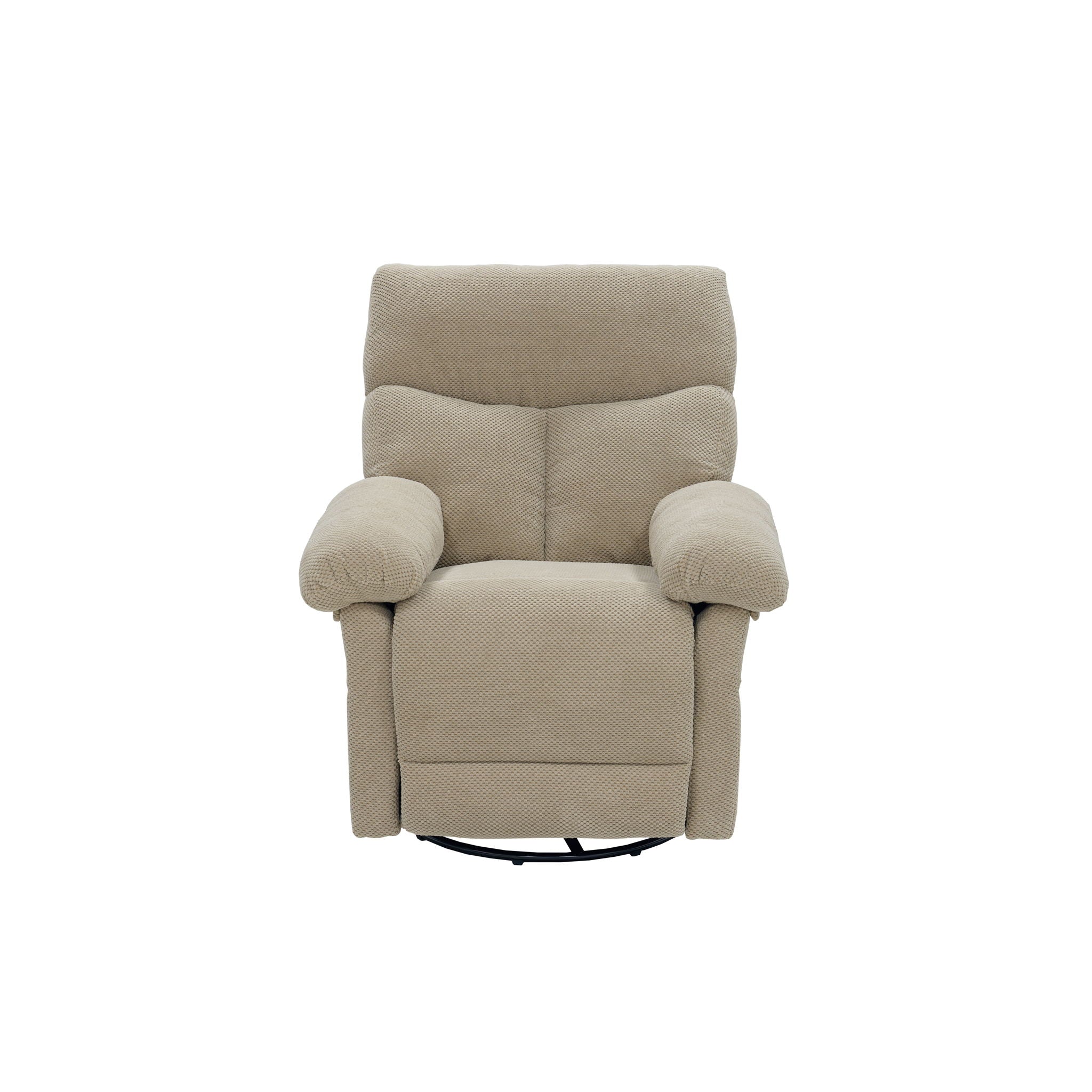 Swivel Rocker Recliner Chair With Manual Recline For Living Room