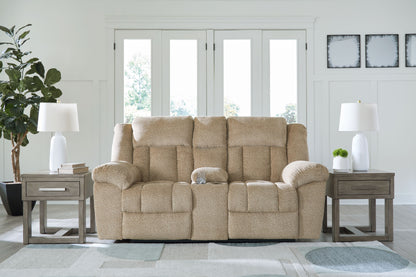 Tip-Off - Power Reclining Loveseat With Console / Adj Headrest