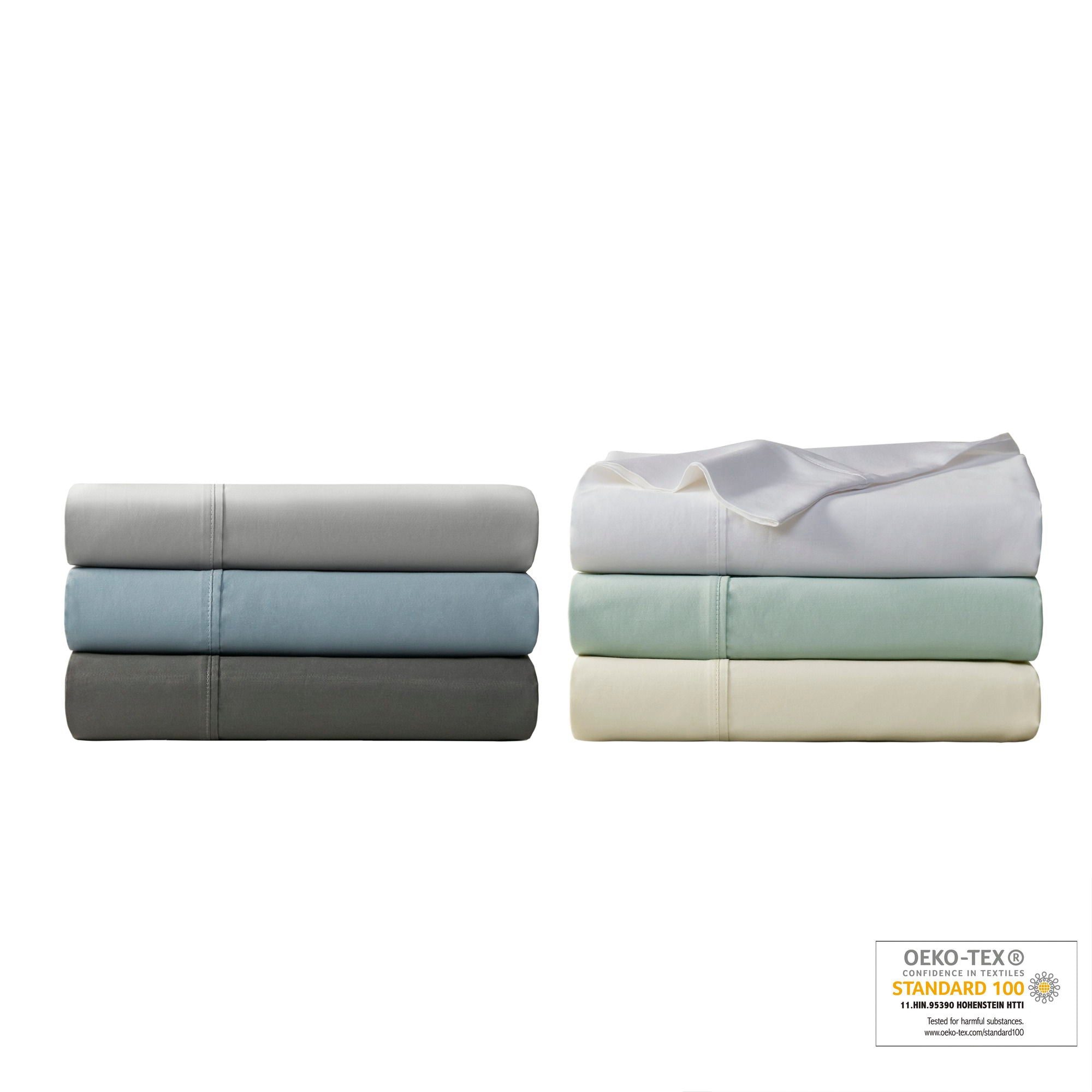 1000 Thread Count - California King HeiQ Smart Temperature Blend 4 Piece Sheet Set - Seafoam