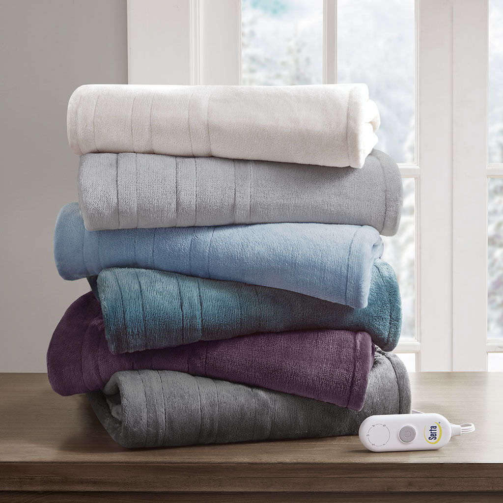 Heated Throw - Dark Gray