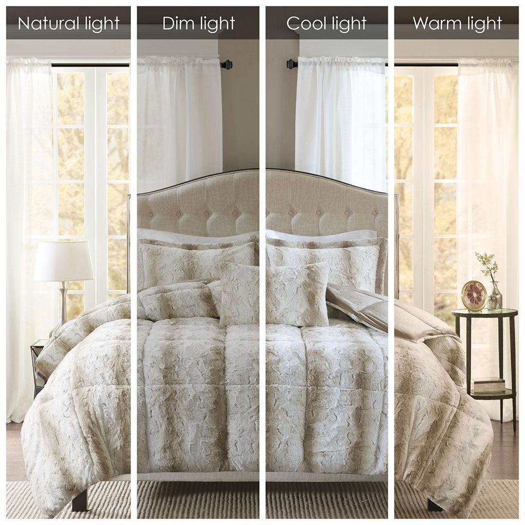 Zuri - Comforter (Set of 4) - Sand
