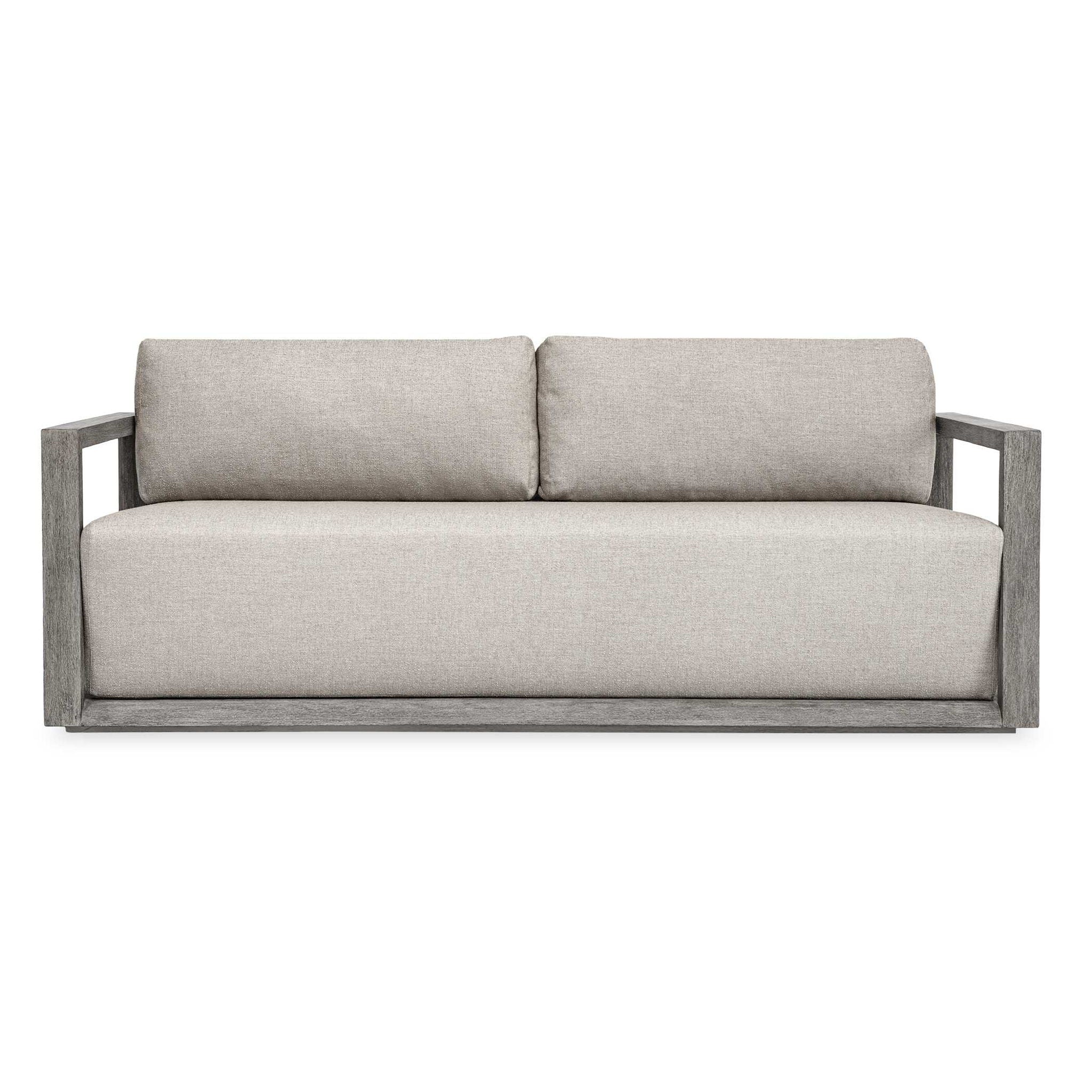 Remsen - Outdoor Sofa - Weathered Gray / Dove