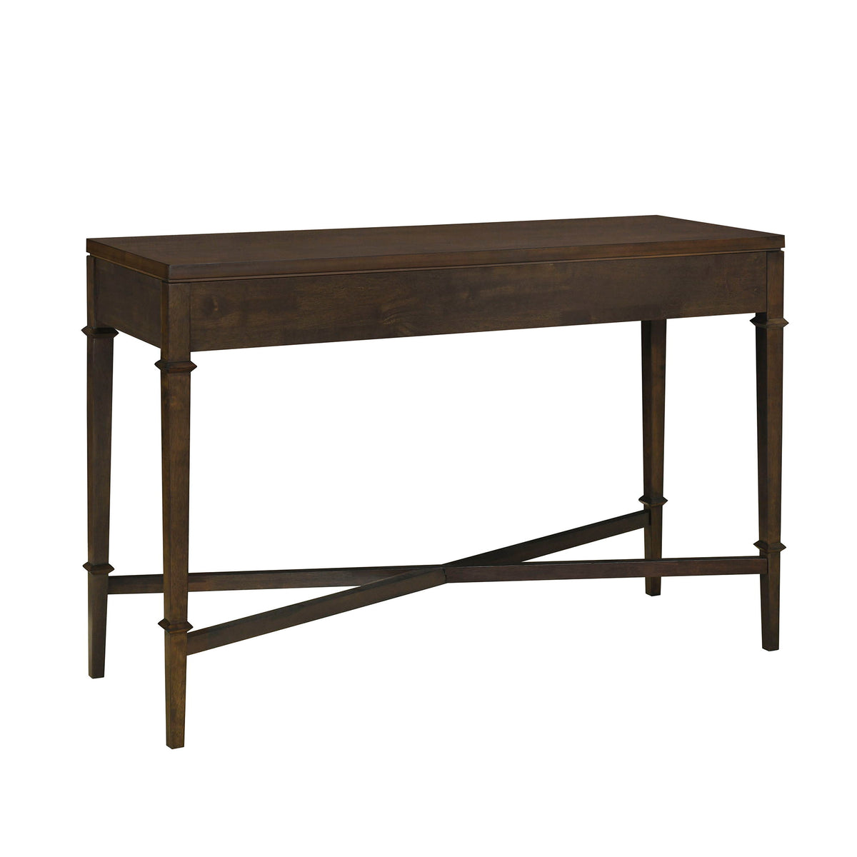 Kenna - Fluted 2 Drawer Storage Console Table - Brown