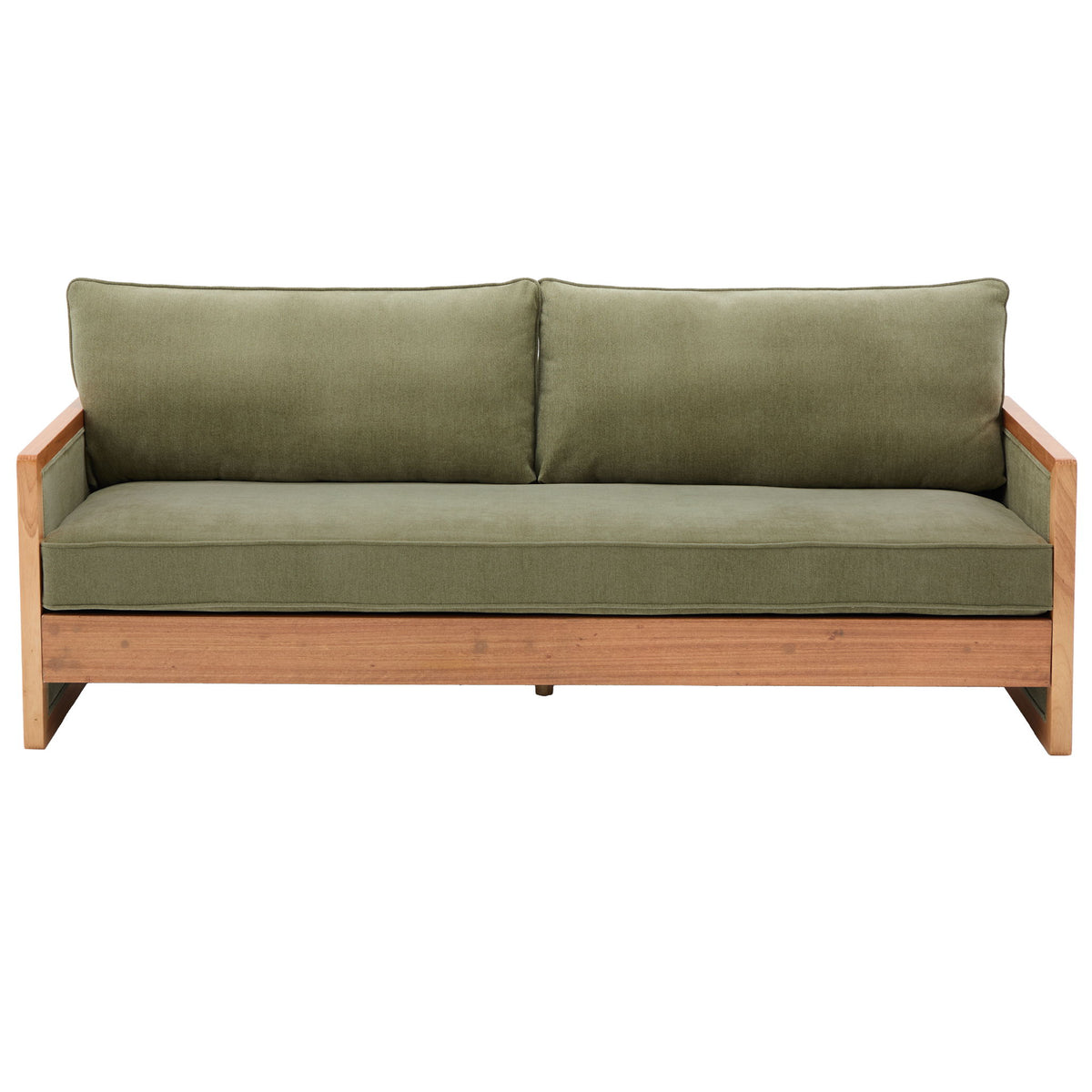 Modern 3 Seater Sofa With Armrests, Living Room Couch