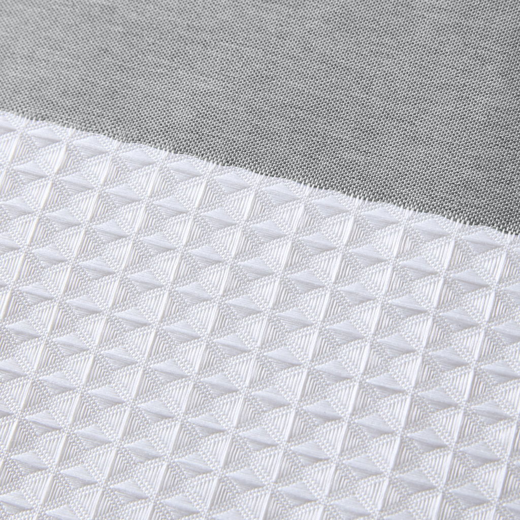 Spa Waffle - 72" Shower Curtain With 3M Treatment - Gray
