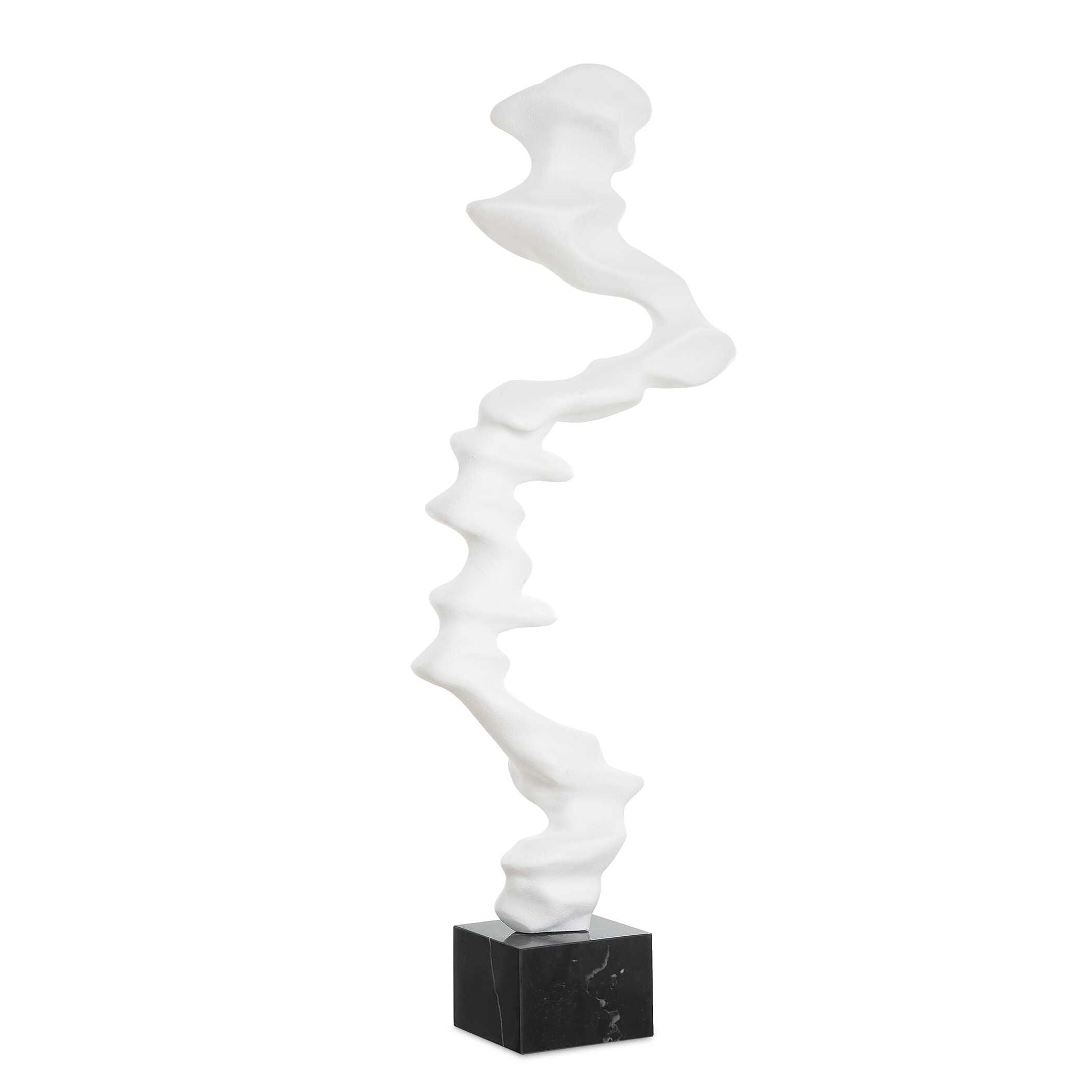 Flux - Indoor-Outdoor Sculpture - White