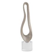 Oval Harmony - Sculpture - Gray
