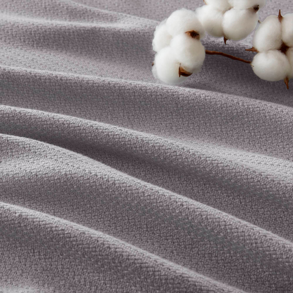 Liquid Cotton - Blanket - Gray