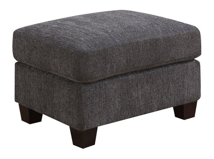 Ottoman - Gray - Wood