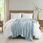 Liquid Cotton - Twin Blanket - Blue