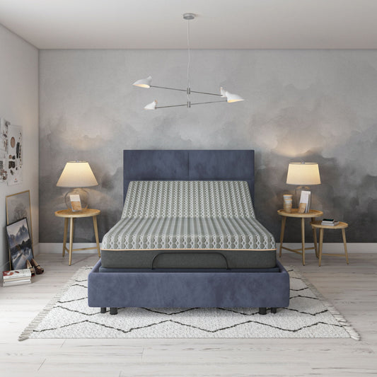 Copper Lux Hybrid - 12" Mattress With Copper Infused Contouring Memory Comfort Layer And Supportive Coil System