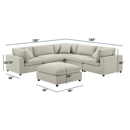 Cassandra - Sofa With Ottoman