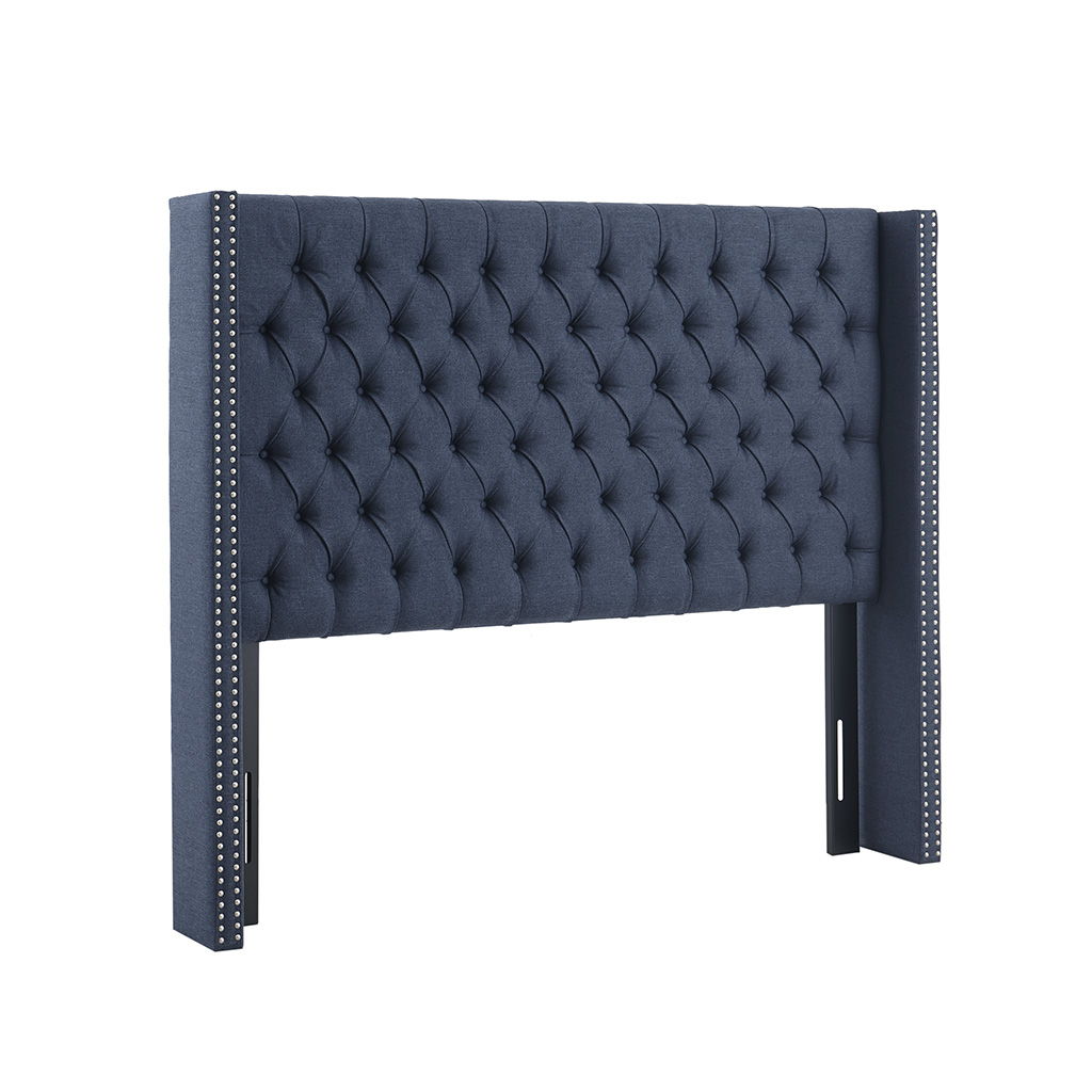 Amelia - Queen/Full Upholstery Headboard - Navy