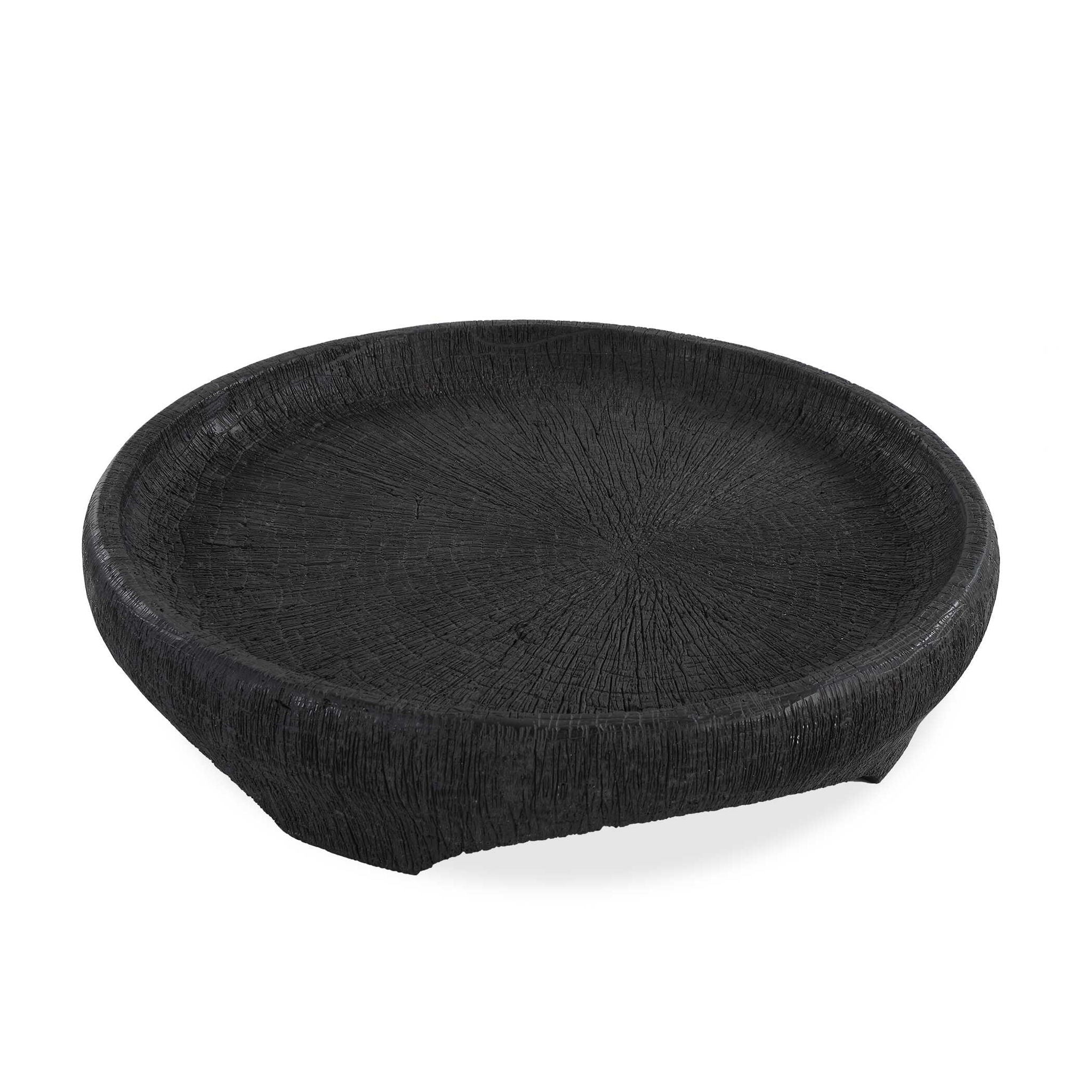 Resonance - Indoor-Outdoor Resin Bowl - Black