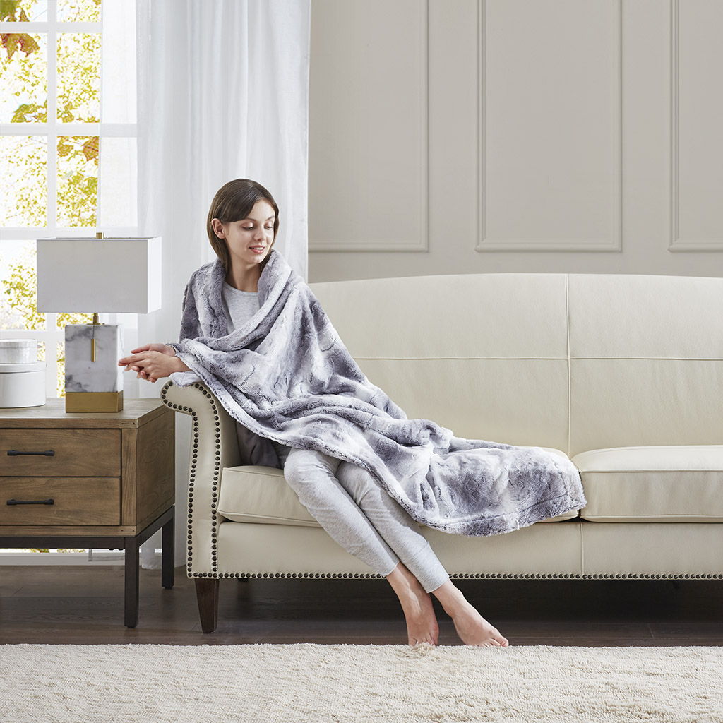 Zuri - Oversized Throw - Gray