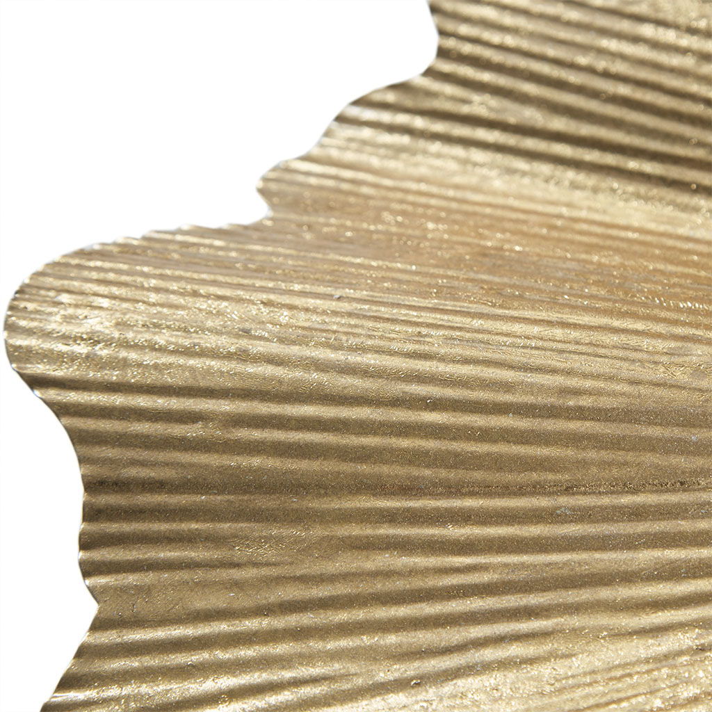 Faye - Ginkgo Leaf Wall Art - Gold