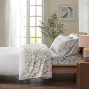 Cozy Flannel - Twin Printed Sheet Set - Multi Forest Animals