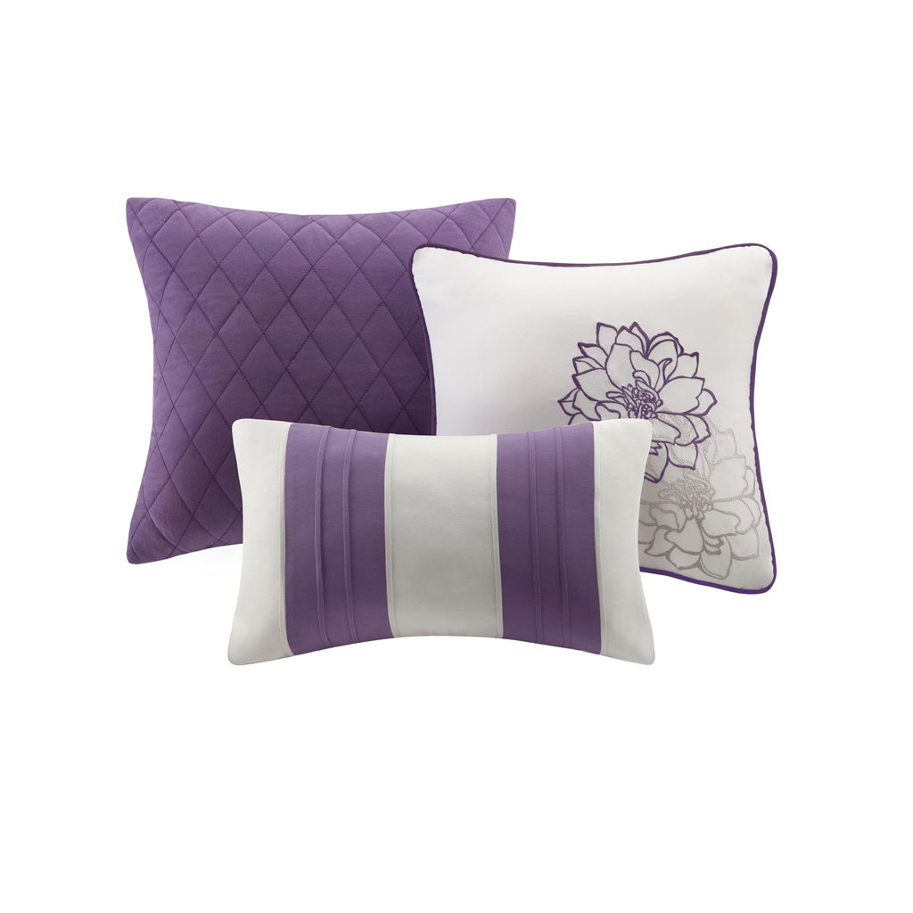 Lola - King Comforter Set - Purple