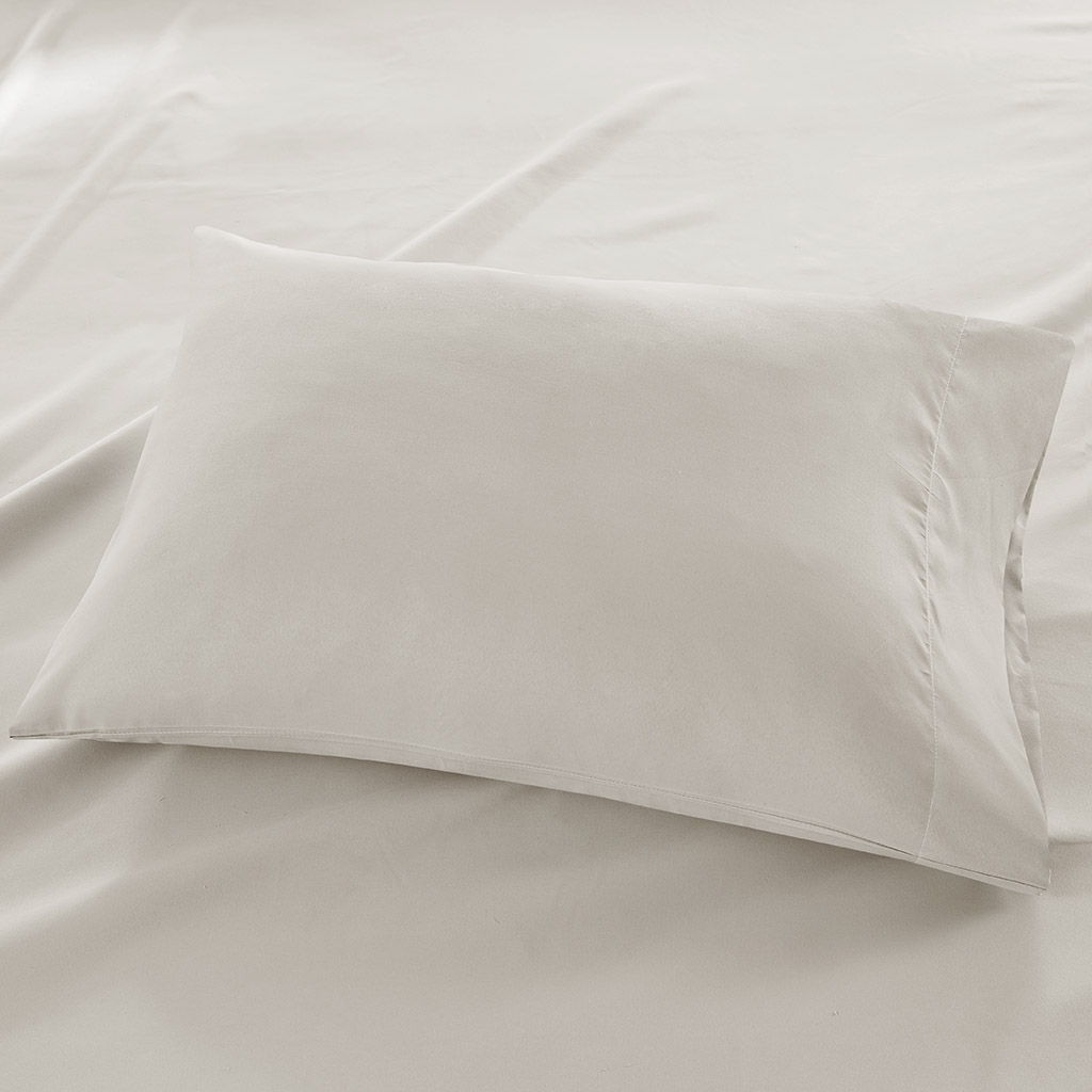 3M Microcell - Queen Luxurious Brushed Microfiber Deep Pocket Sheet Set - Ivory
