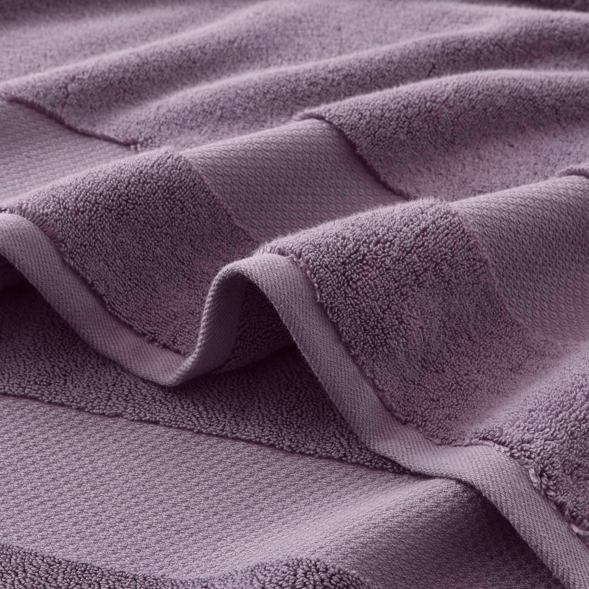 Turkish - 6 Piece Bath Towel Set - Purple