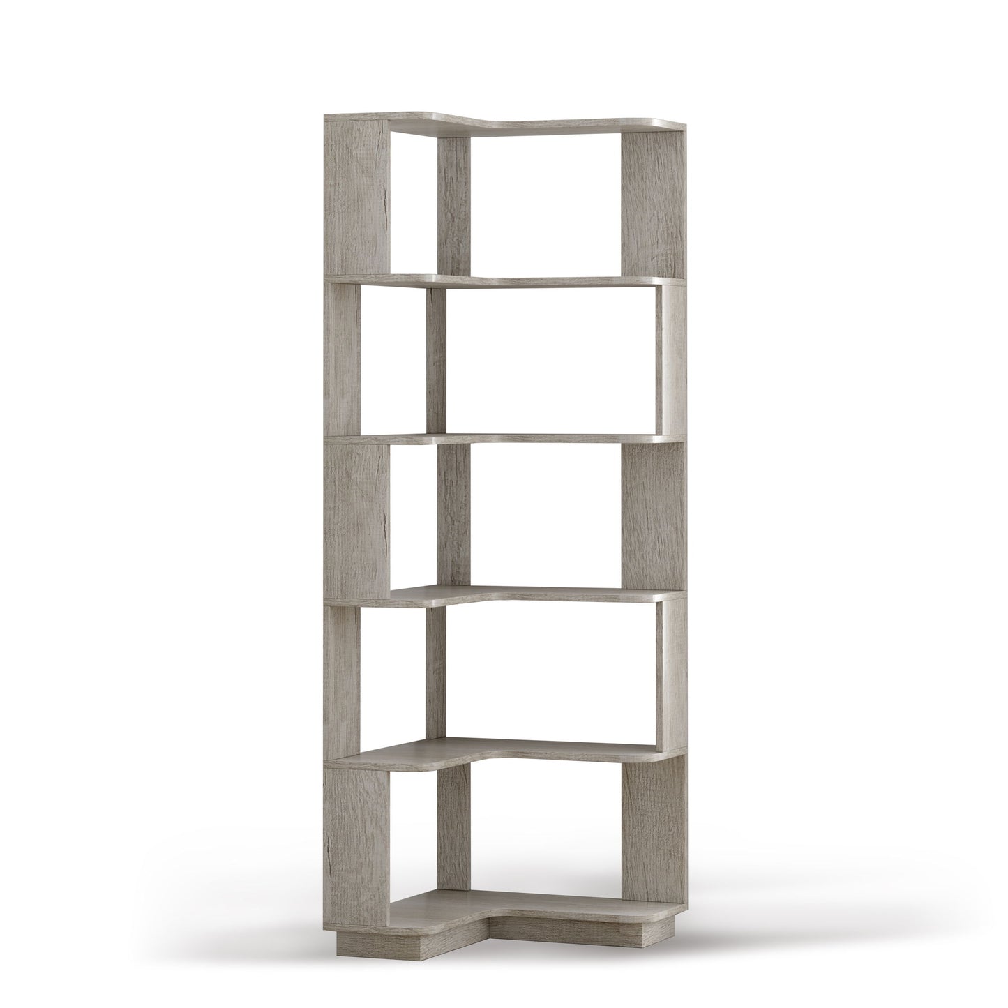 L-Shaped Corner Bookshelf