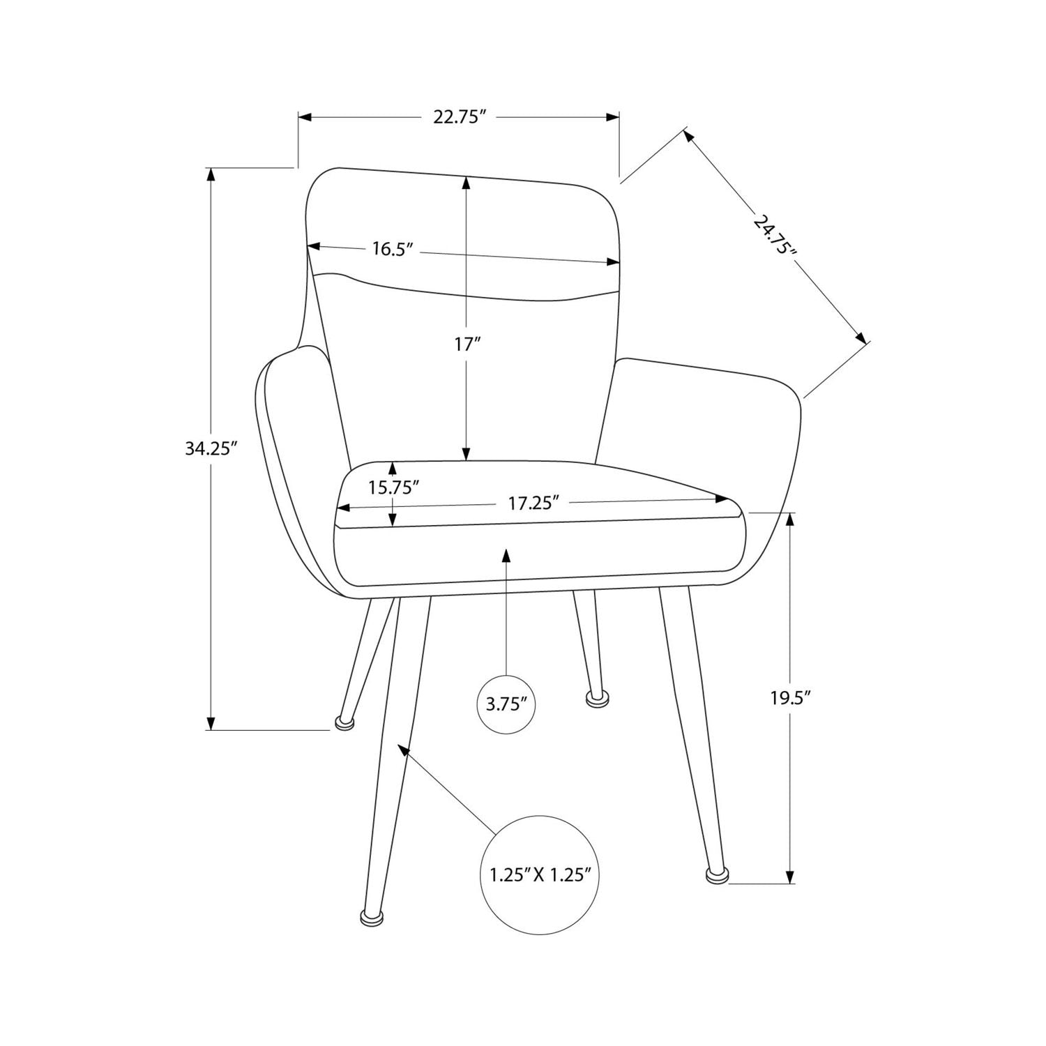 Dining Chair Kitchen & Dining Room Furniture (Set of 2)