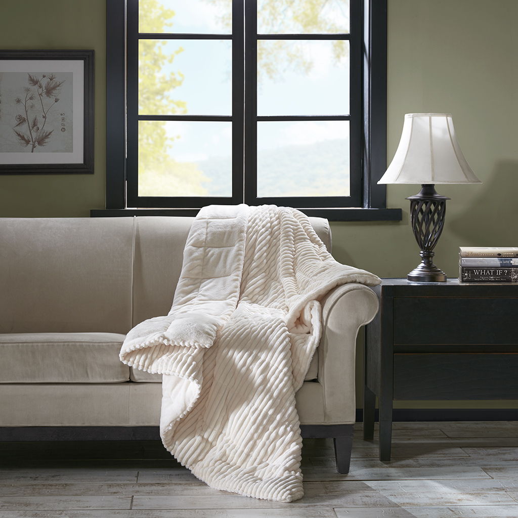 Parker - Throw - Ivory