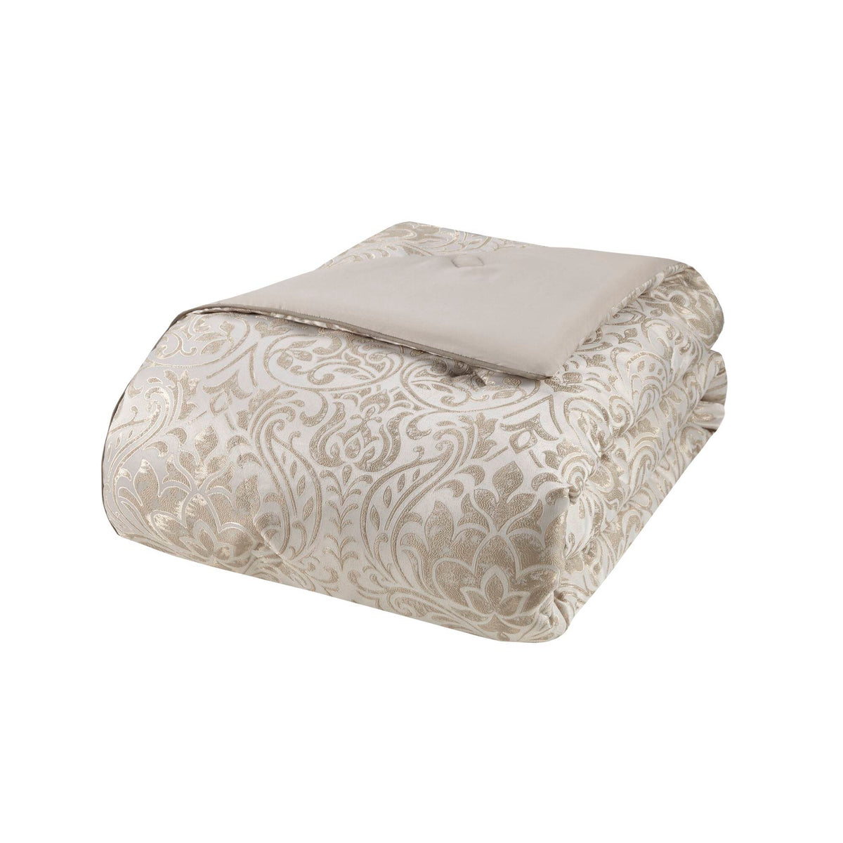 Emilia - King 12 Piece Complete Bed Set - Neutral