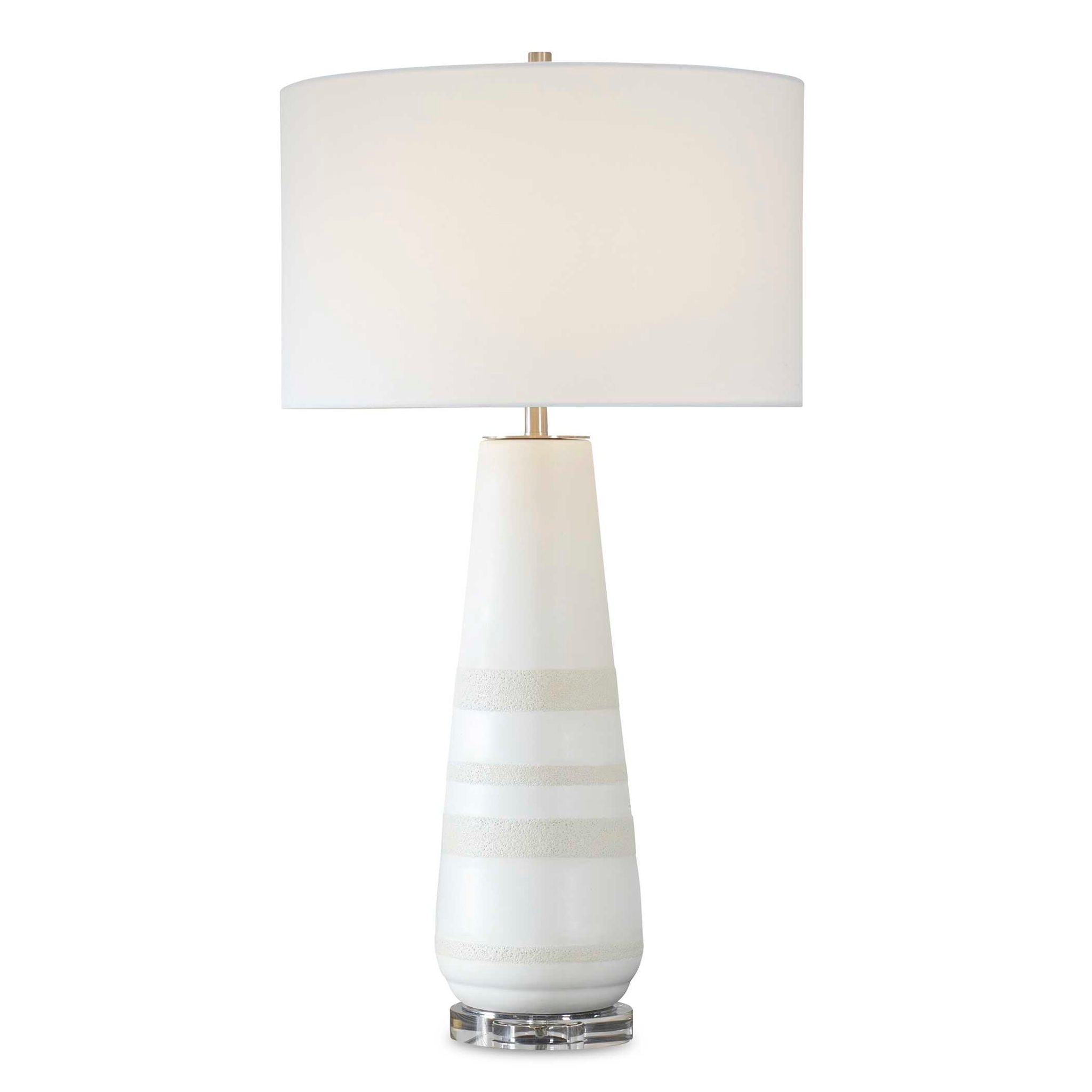 Santino - Crackled Ivory Table Lamp