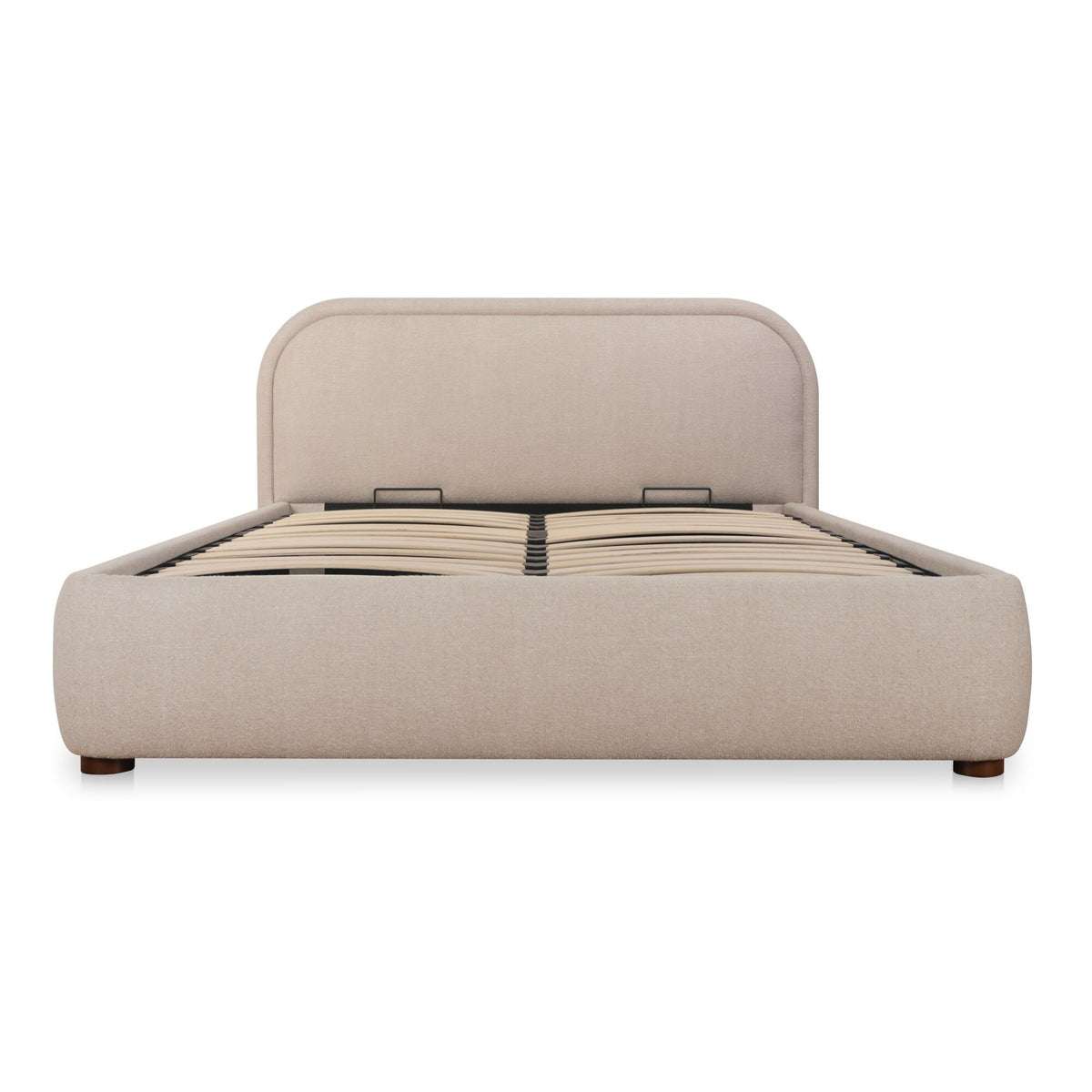 Colin - King Storage Bed - Light Brown