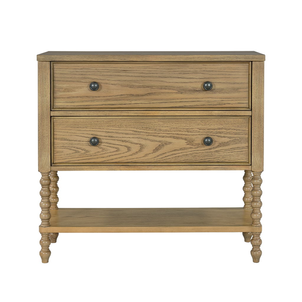 Beckett - 2 Drawers Accent Chest - Natural