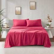 Micro Fleece - Sheet Set - Red
