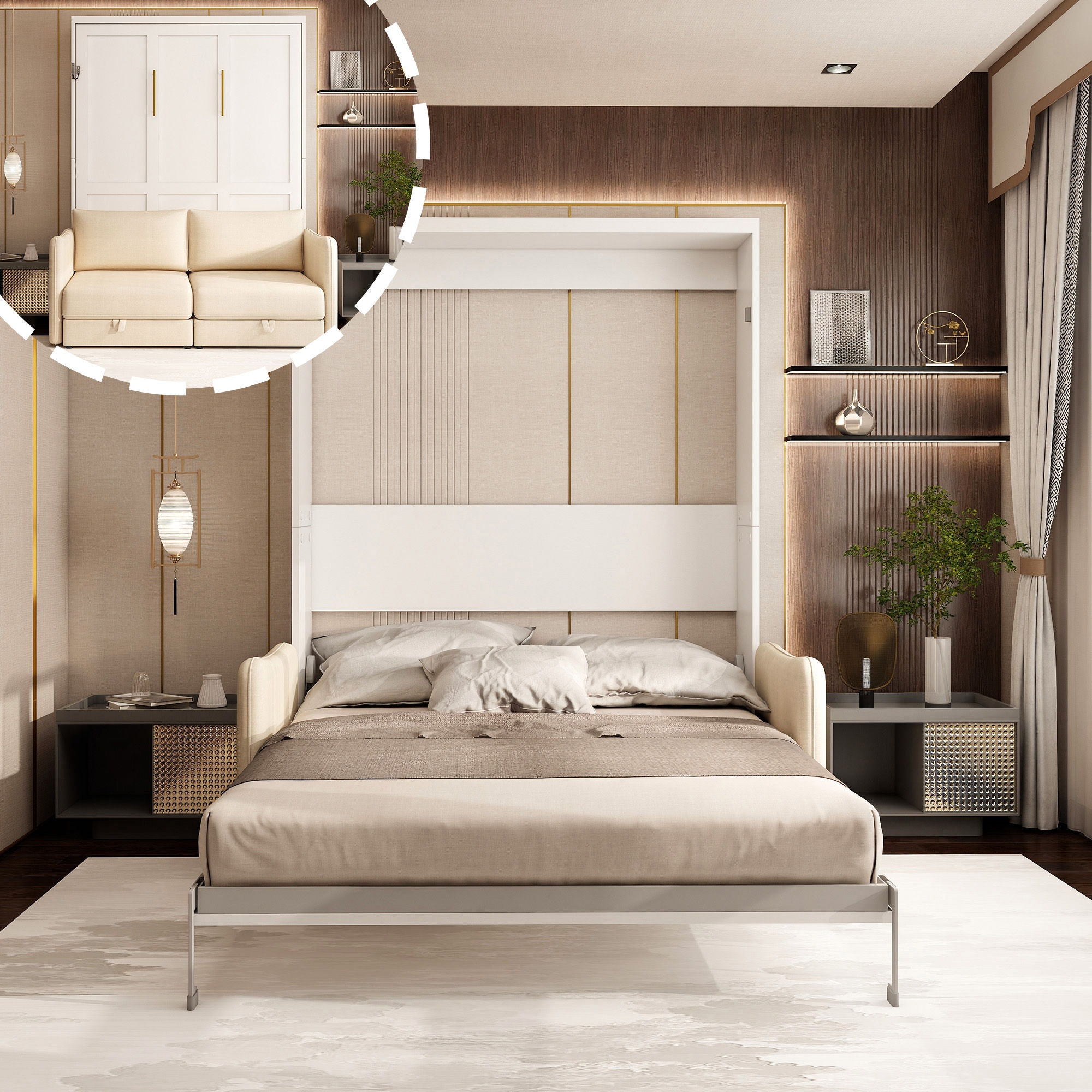 Murphy Bed, Wall Bed With Sofa