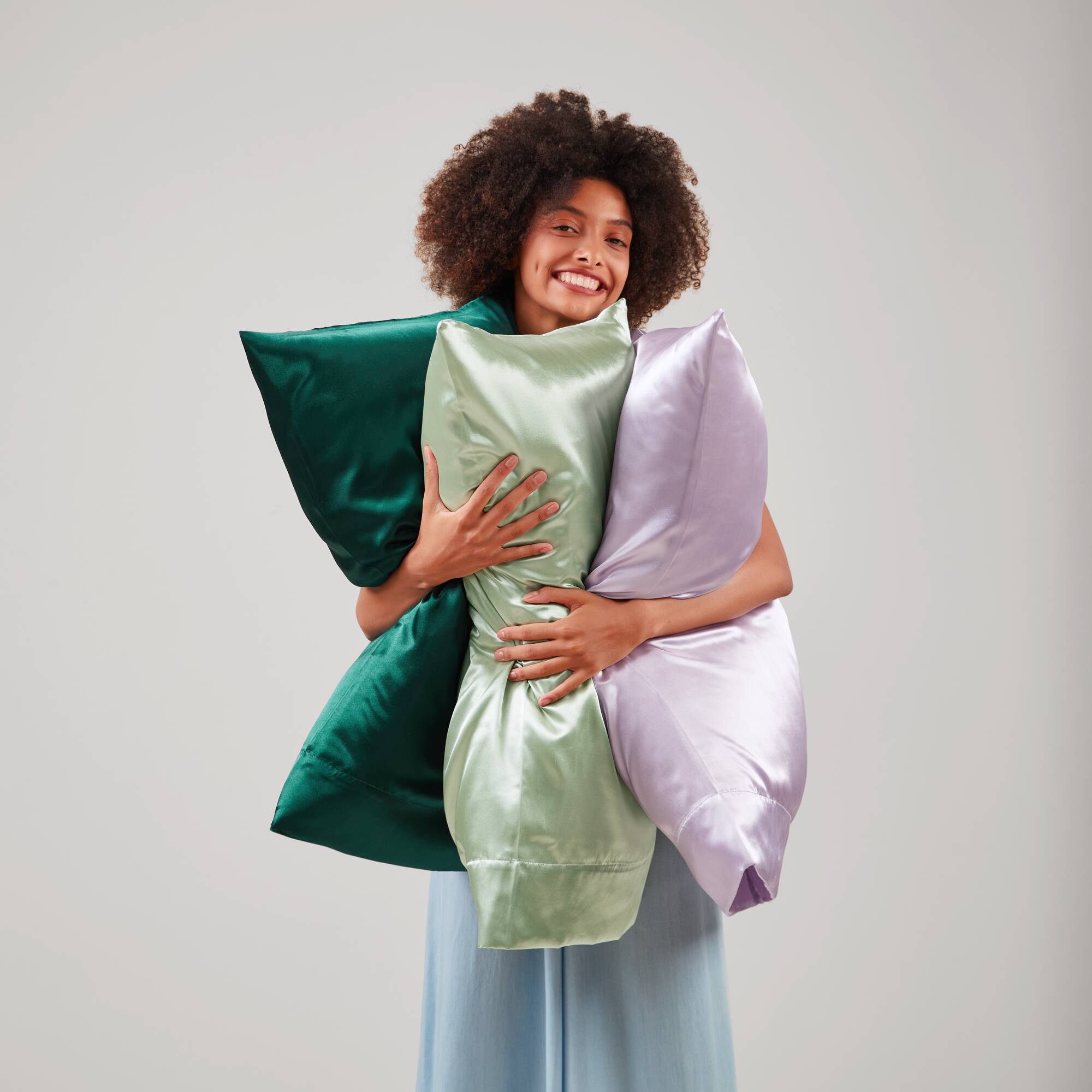Satin - King Pillowcases (Set of 2) - Ivory